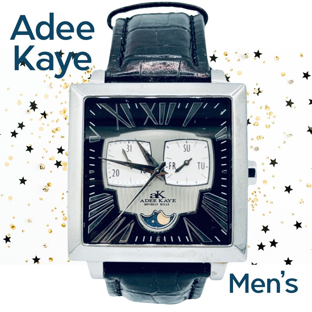 Used Adee Kaye Moon-phase Men’s Watch